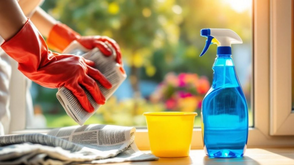 découvrez l'astuce de grand-mère pour des vitres impeccables : utilisez simplement du papier journal et du vinaigre blanc. une méthode naturelle et rapide qui garantit des résultats sans traces en seulement 3 minutes !