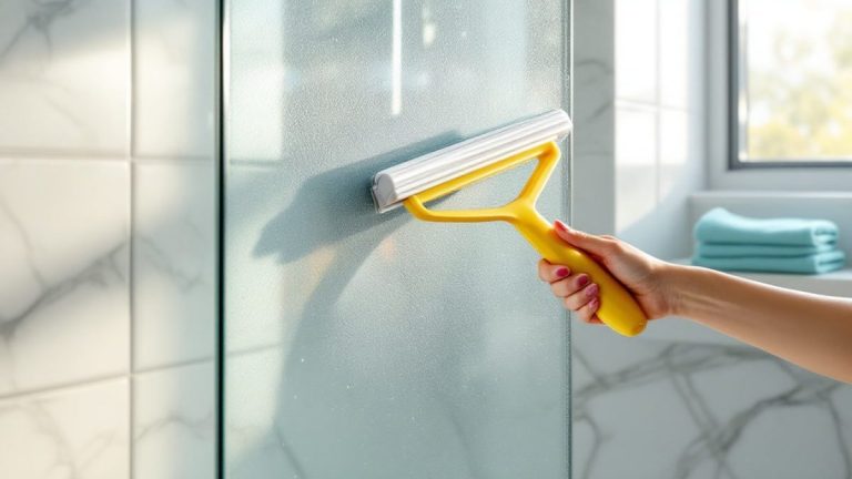 découvrez l’astuce matinale de 30 secondes d’une employée de palace : un geste préventif méconnu, utilisé dans les hôtels de luxe pour protéger efficacement les carreaux du calcaire. transformation garantie pour votre salle de bain !