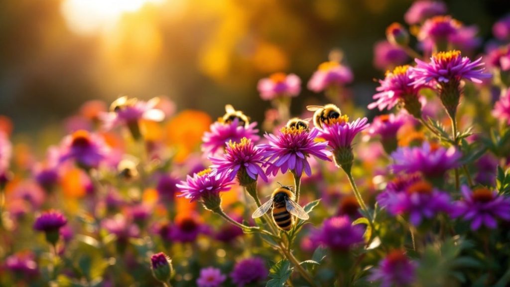 découvrez comment des fleurs tardives plantées par hasard peuvent attirer les abeilles et autres pollinisateurs jusqu'en novembre, prouvant que la nature réserve souvent de belles surprises même en automne.