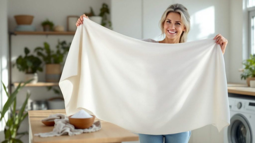 découvrez l'ingrédient surprenant déjà présent dans votre cuisine pour raviver l'éclat du linge jauni facilement et naturellement. des conseils efficaces pour un linge éclatant comme neuf !