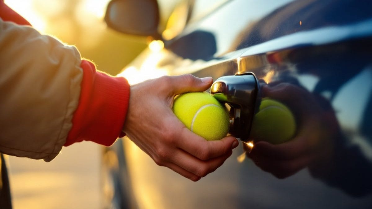 découvrez une astuce surprenante pour déverrouiller votre voiture en seulement 10 secondes grâce à une simple balle de tennis – plus rapide et économique qu'appeler un serrurier !