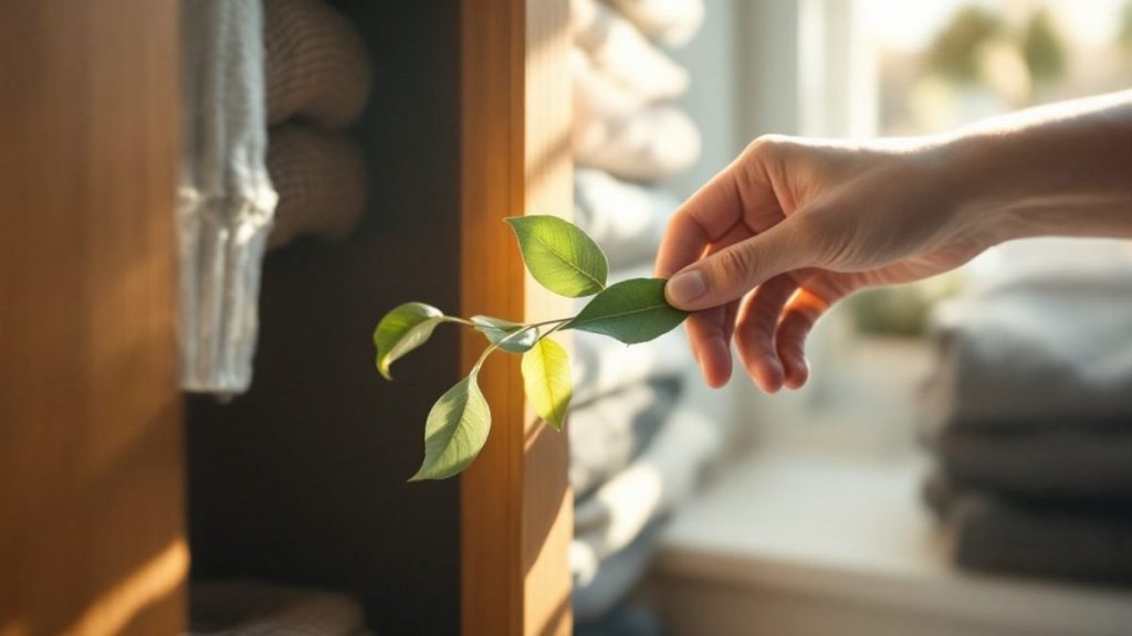 découvrez comment éliminer naturellement les moisissures dans vos placards sans recourir à des produits chimiques : les feuilles de laurier sont une solution efficace et écologique pour assainir votre intérieur.