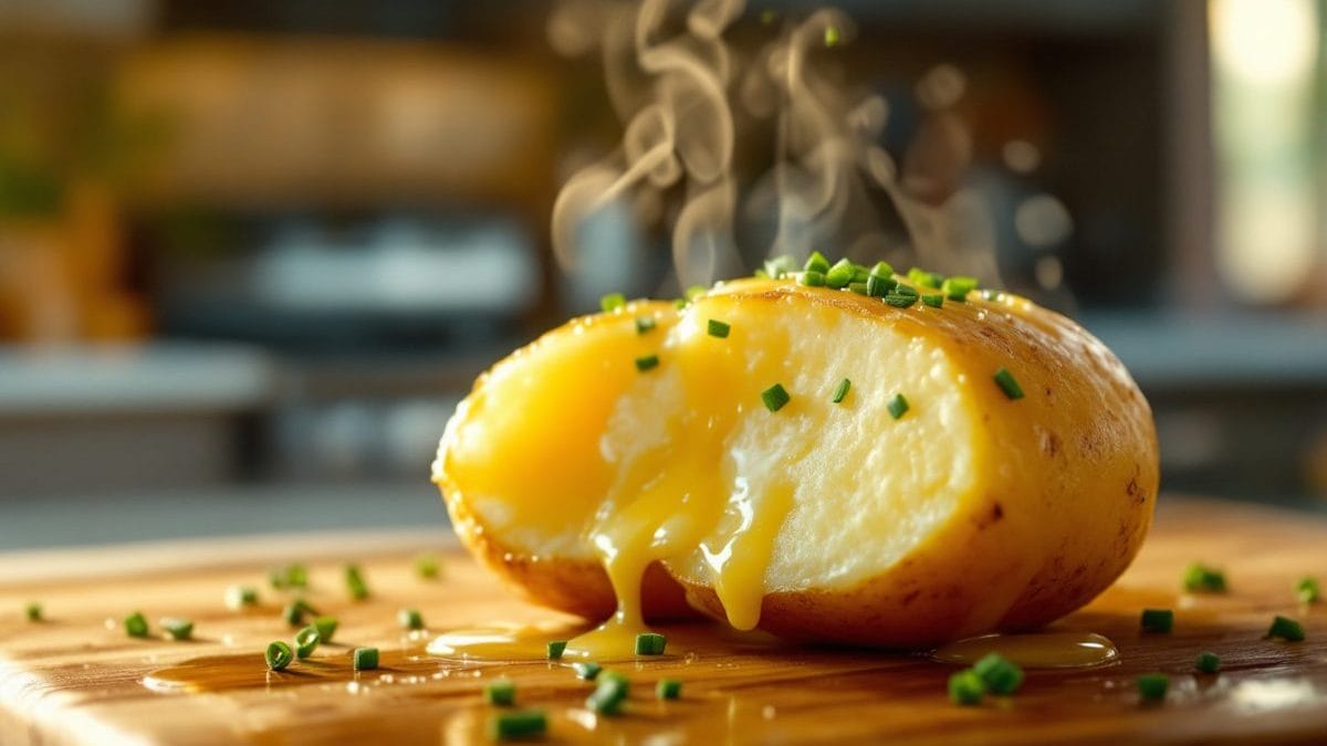 découvrez la méthode inratable pour cuire des patates au micro-ondes en 4 minutes : fini la bouillie, vos pommes de terre seront moelleuses et parfaites comme chez un chef, avec des astuces simples à suivre !