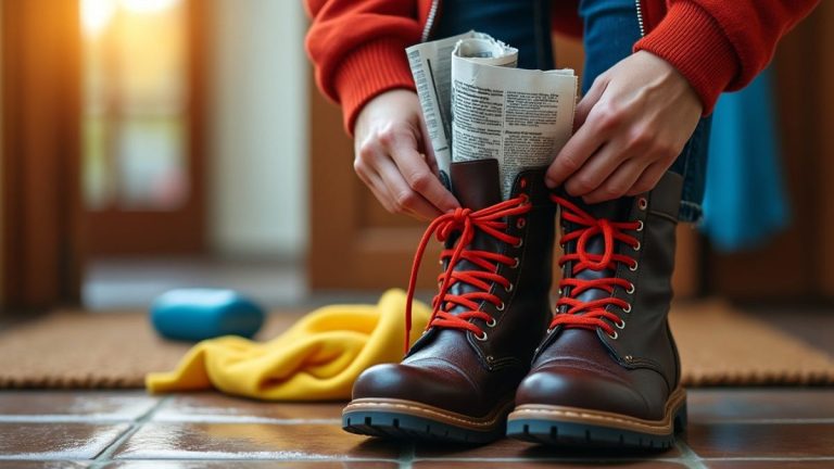 découvrez comment sécher rapidement vos chaussures mouillées en seulement 2 heures grâce à une méthode simple et naturelle : le papier journal. profitez de cette astuce efficace et économique pour retrouver des chaussures sèches sans les abîmer !