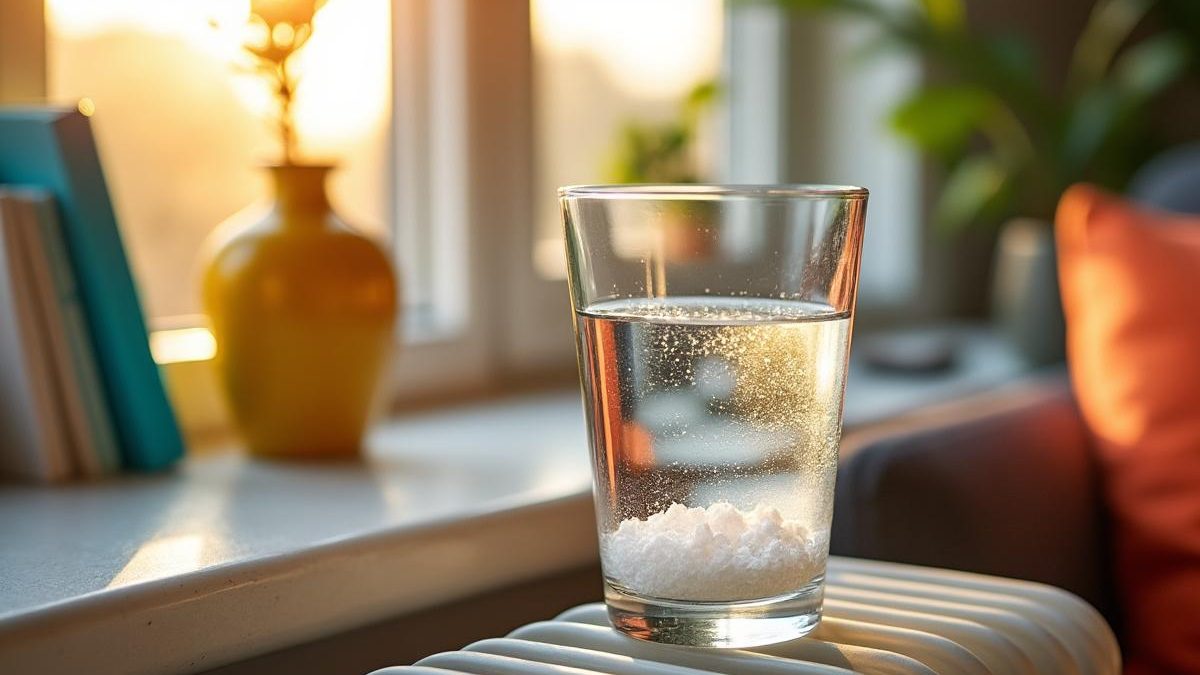 découvrez pourquoi placer un verre d'eau salée sur un radiateur peut transformer l'atmosphère de votre pièce. astuce surprenante, effets inattendus – vous serez étonné du résultat !