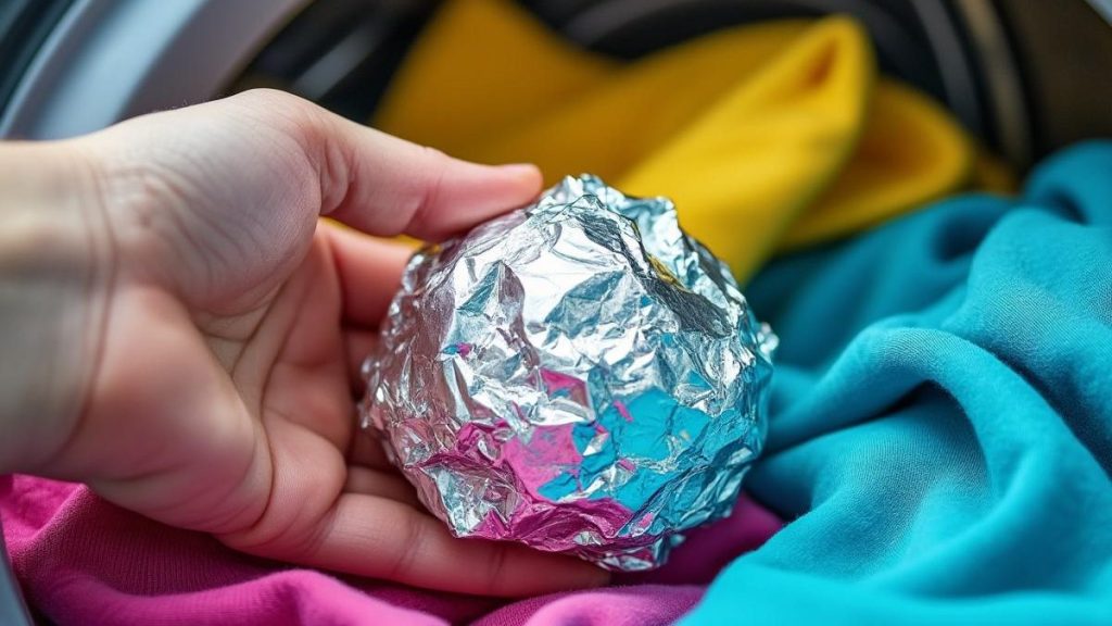 découvrez l'astuce étonnante du papier aluminium dans la machine à laver : dites adieu à l’électricité statique et profitez d’un linge plus doux et éclatant à chaque lavage. essayez cette méthode simple pour transformer votre routine de lessive !