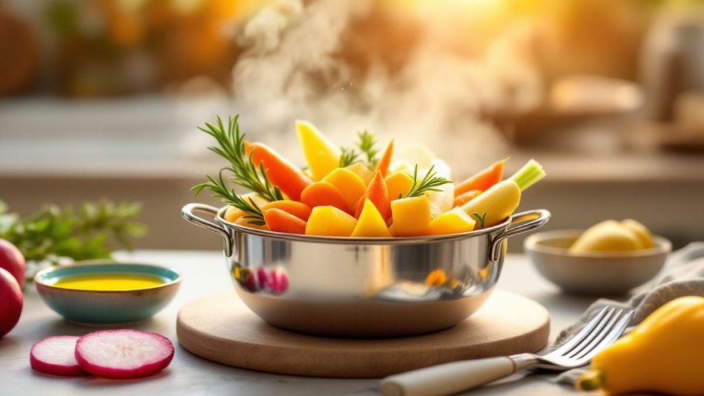 découvrez comment préparer des légumes d'automne savoureux en seulement 10 minutes, sans four ! adoptez cette méthode ancestrale pour conserver saveur & nutriments tout en économisant jusqu'à 40% sur votre facture d'électricité ce mois-ci.